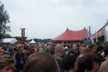 Publiek op Arrow Rock Festival 2007